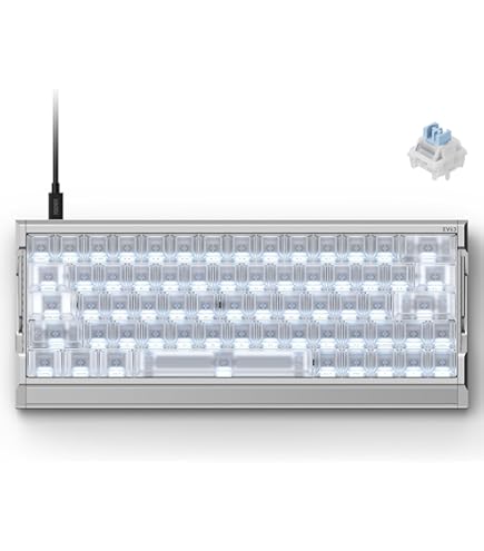 Amazon.com: Piifox Defender 68 PC Gaming Keyboard Wired, 0.01mm